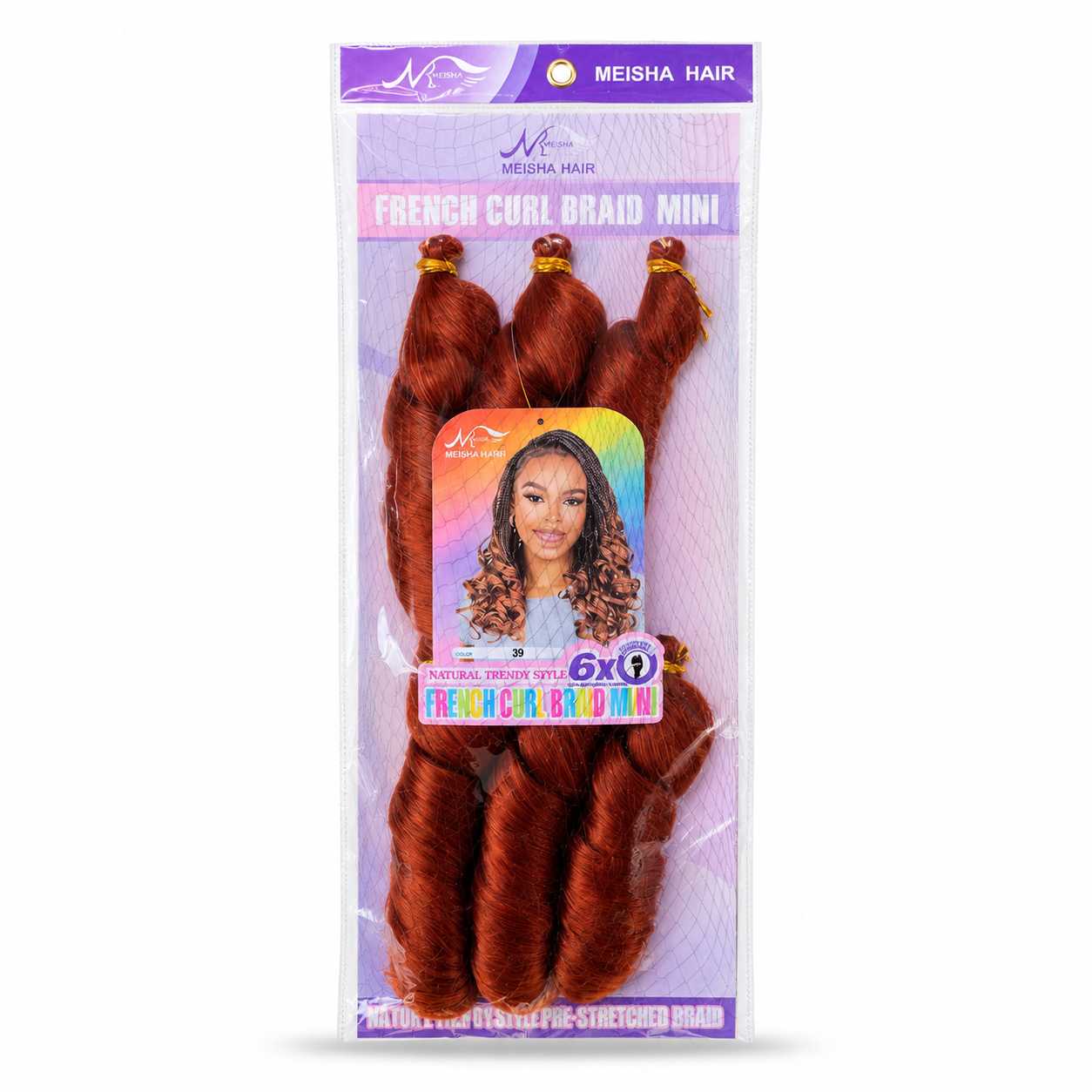Meisha Hair French Curl Braid Mini 8 Inch Color 39