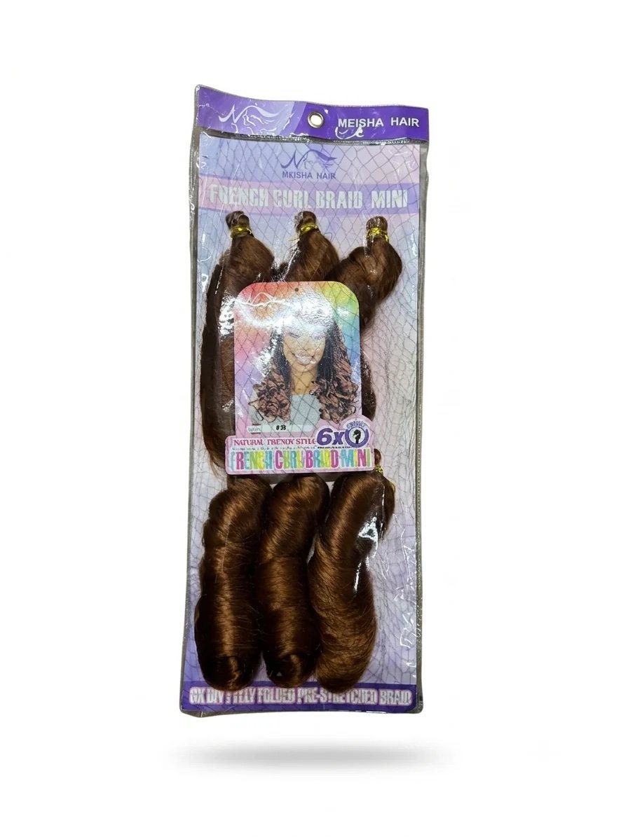 Meisha Hair French Curl Braid Mini 8 Inch Color 30