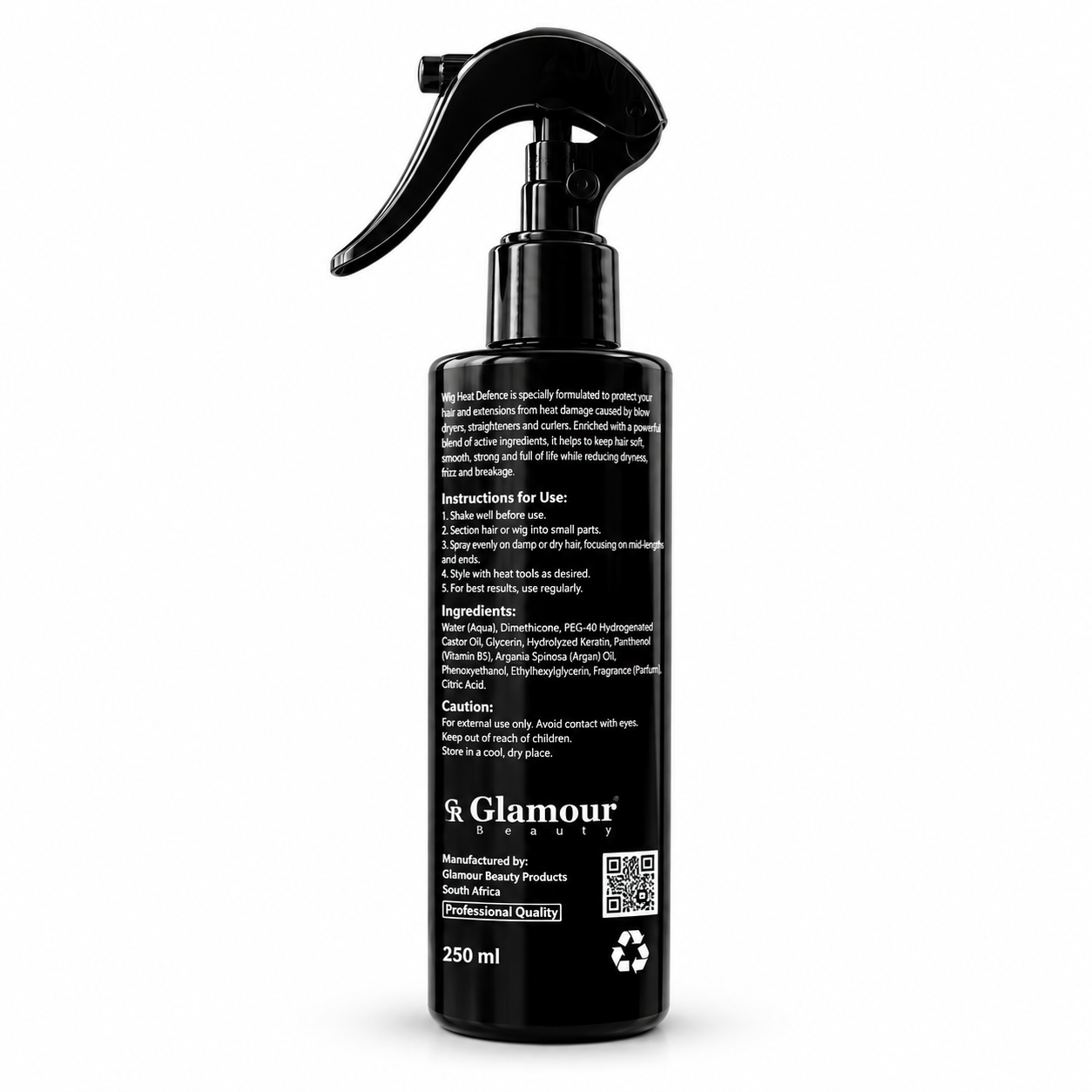 Glamour Beauty Wig Heat Defence Spray 250ml product image