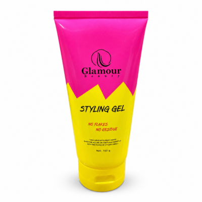 Glamour Beauty Styling Gel – High Hold, No Flakes & No Residue