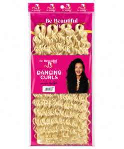 Be Beautiful Dancing Curls crochet braiding hair colour 613