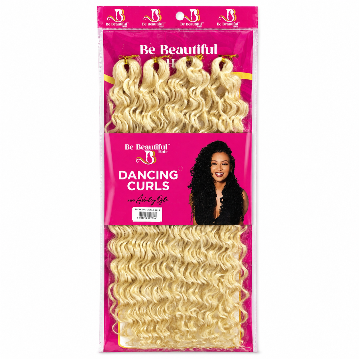 Be Beautiful Dancing Curls crochet braiding hair colour 613