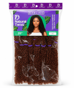 Darling Natural Twist Crochet Hair Extensions 20 Inch #350