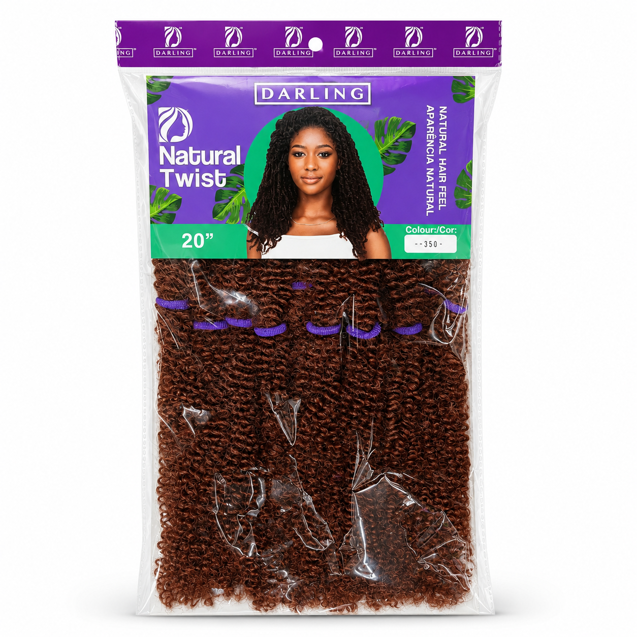 Darling Natural Twist Crochet Hair Extensions 20 Inch #350
