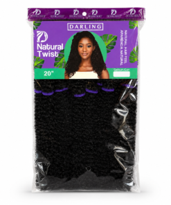 Darling Natural Twist Crochet Hair Extensions 20 Inch #4