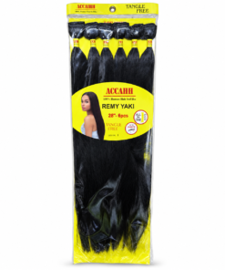 ACCAHH Remy Yaki 28 Inch 6PCS Color 1 synthetic hair extensions