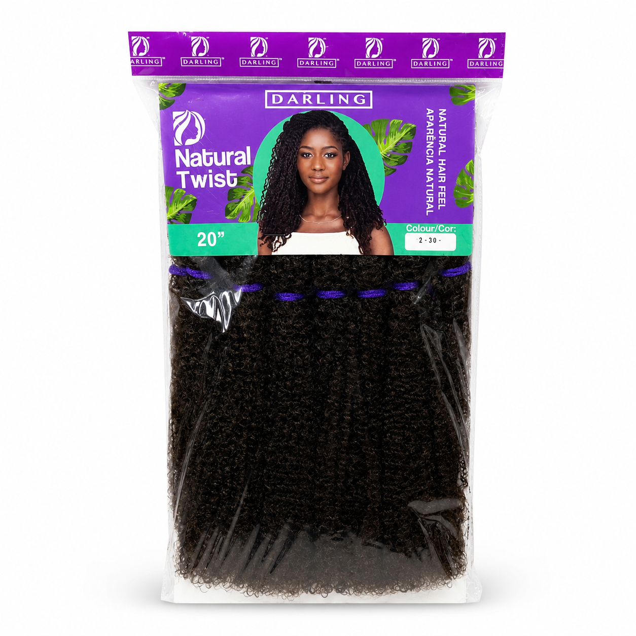 Darling Natural Twist 20 inch hair extensions colour 2/30