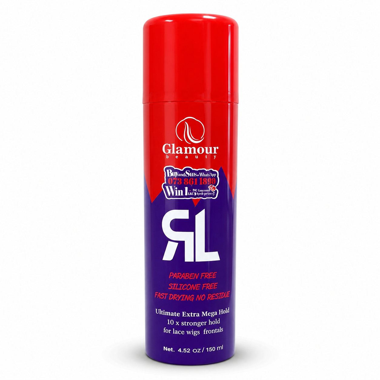 Glamour Beauty Purple Lace Perfect Spray – Lace Wig Adhesive & Hold Spray - Image 4